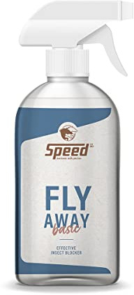 Speed horsecare with passion EST. 1963 Fly-Away Basic, Insektenschutz für Pferde, effektiv und anhaltend, inklusive Zeckenformel, ohne Alkohol, geruchlos (0,5 l), 33100919