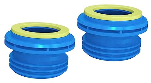 DOITOOL 2 Stk Toilettendichtung Wc Wachsring Ersatz Wc Flansch Reparatur Wc-flansch Versetzt Wachsring Zum Wechseln Der Toilette Wc-schüssel Wachsring Flanschdichtung Kein Wachs Pvc