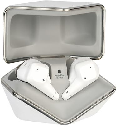 HIFIMAN SVANAR Wireless Jr Noise Cancelling Bluetooth In-Ear Hi-Fi Ohrhörer mit Verstärker innen, Topologie-Membran-Treiber, IPX5 Wasser/Schweißbeständig, Weiß