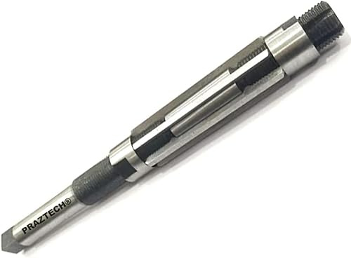 PRAZTECH® Adjustable Nut Hand Reamer | High Carbon Steel Blade | Engineering Auto-Repair Shop Tool (H15 : 1-1/2 - 1-13/16” (38.1-46) mm)