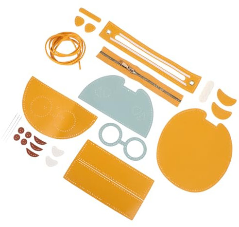 HONMEET 1 Set Handgewebte Taschen DIY Taschen Set Kunsthandwerk Handtaschen Set Kinder Nähsets Strickset Taschenherstellungszubehör Handtaschen Set Häkeltaschenboden DIY Taschen