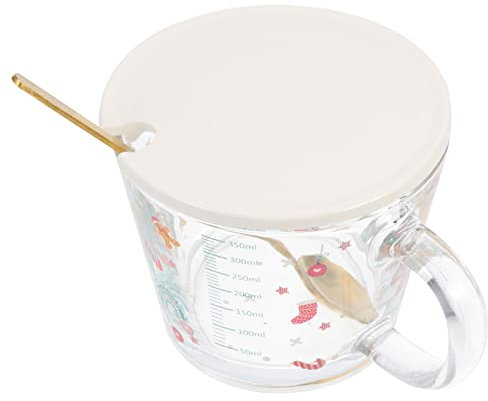 COLLBATH 1 Satz Wasserbecher mit Wasserbecher mit großem Fassungsvermögen Cartoon-Milchbecher the office mug esspressokaffeetassen Weihnachtstasse Bürowasserbehälter Glas