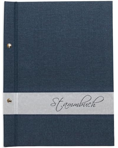 A4 Stammbuch der Familie Lumine blau Familienstammbuch Hochzeit incl. 11 Prospekthüllen