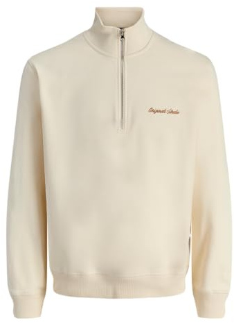 JACK & JONES Male Sweatshirt mit halbem Reißverschluss Sweatshirt mit halbem Reißverschluss