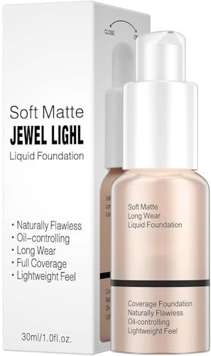 30ml Oil-controlled Liquid Foundation - Completely Covers, Hides Pores and Concealers For a Beautiful Look