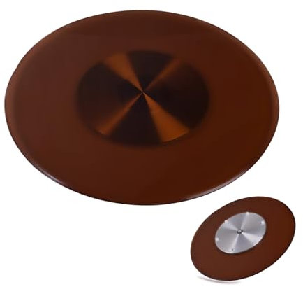 Lazy Susan - Tocadiscos de vidrio templado Lazy Susan para mesa de comedor, plato giratorio grande para servir de mesa silencioso y suave, varios tamaños para mesa de comedor