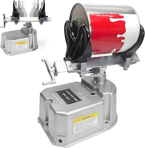 FJYAWEN Miscelatore Pneumatico per Vernici Alimentato da Compressore da 1-5 L, Frequenza di Vibrazione Massima di 500 Volte/Min, Pressione dell'Aria 0,2-0,6 Mpa, 15 Min/Secchio, Oscillazione di 30°