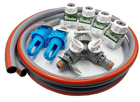 Wasserbett Dual Füllset Abpumpset 2x Füll- und Entleerungsstutzen Adapter Für alle Wassermatratzen geeignet