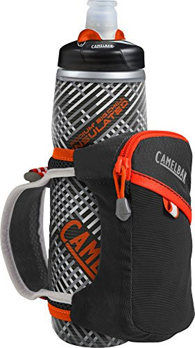 Camelbak Products LLC Trinkrucksäcke CamelBak Quick Grip Chill Handheld Water Bottle, Black/Cherry Tomato, 21 oz, 1040003900