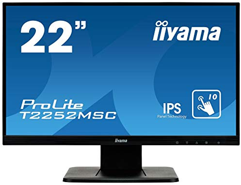 iiyama T2252MSC-B1 22' Black, IPS, Full HD, Projective Capacitive 10pt touch, HDMI, Display Port