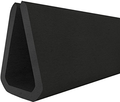 STEIGNER Joint de protection de bord de tôle S-1087 NOIR, forme U, 9x15mm, 5 m