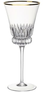 Villeroy und Boch Grand Royal Gold Rotweinkelch, 330 ml, Kristallglas, Klar