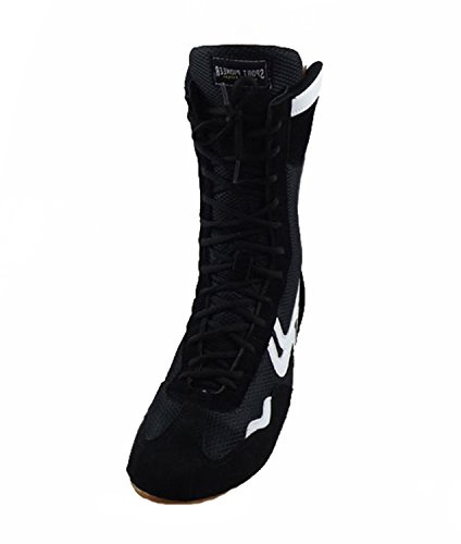 Chaussures de Lutte Boxe Bottes Semelle en Caoutchouc Combat Formation Sport Sneakers pour Hommes Femmes Enfants Enfants Adolescents