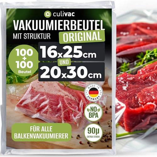 culivac Vakuumierbeutel und -rollen – SET Original 3
