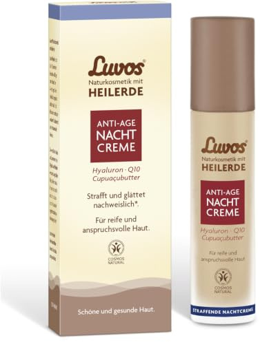 Luvos Heilerde Anti-Age Nachtpflege Intensivpflege Vegane Kosmetik Gesichtscreme Naturkosmetik 1 x 50 ml