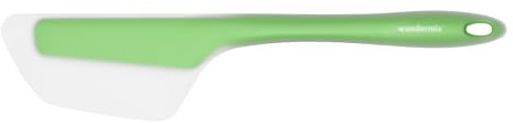 Wundermix - FlexiSpatel® Silikon-Spatel (34cm, Grün) | Spachtel ideal für deine Küchenmaschine, zum Entleeren des Mixtopfs, komfortabler Griff, flexible Silikonfläche