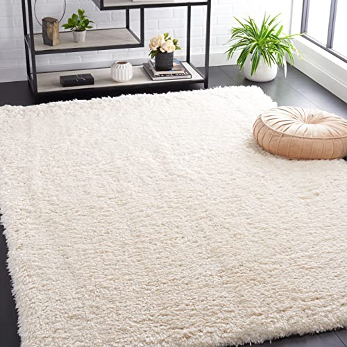 Safavieh Flokati Shag Collection FLK950B - Tappeto spesso 7 cm, colore: Avorio