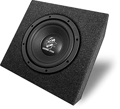 Mediadox/Ground Zero - T5-GZIW200-20cm/200mm Mini/Kompakt Auto Gehäuse Subwoofer/Basskiste/Bassbox - 300 Watt Max