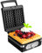 Adler AD 3056 Gofrera antiadherente 2000 W Gofrera belga gofrera doble eléctrica con mango ignífugo