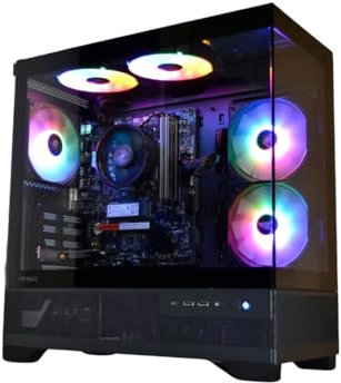 TrendingPC PC Gaming AMD Ryzen 5 5600g 6X 4,40Ghz • Tarjeta gráfica AMD Radeon Vega 7 Graphics • Windows 11 Pro • 16Gb RAM DDR4 RGB • 512Gb m.2 SSD • WiFi 6 & Bluetooth 5.2 • USB 3.0 • pc Gamer