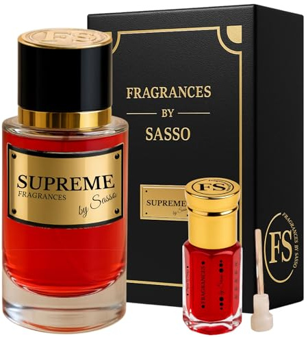 Parfum SUPREME Senteur BOUQUET - FRAGRANCES BY SASSO - Coffret Luxe - Extrait De Parfum 50ml + Essence Pure 3ml - Coffret Cadeau Homme Et Femme - COLLECTION PRIVEE Générique