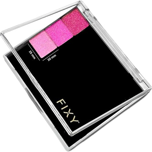 FIXY Extra Small Magnetic Makeup Palette | 4.8x4.0 Clear-Top Organizer – Depot, Organize & Declutter Eyeshadow, Blush & More – Travel-Friendly, Customizable & Portable