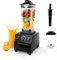 2L Multi 700W Blender Juicer Adjustable Food Processor & Comes With Two Different Size Juicing Cups & 10 Speeds & 6 Stainless Steel Blades & Max 48000 RPM UK(Black)