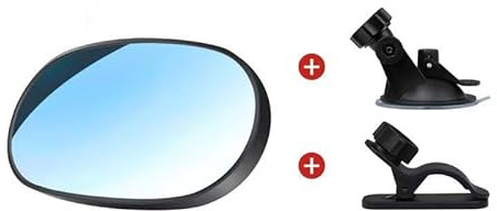 SJSMZX Coche Espejo Coche Bebé para Tesla Model X 2015-2023, Espejo Retrovisor Bebé Coche Asiento Trasero Espejo de Seguridad para Niños Convexo 360° Ajustable Accesorios,A