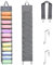 Organisateur de leggings de yoga à 24 poches, 132 x 22 cm, organisateur de vêtements suspendus, convient pour la maison, la chambre à coucher, le rangement des pantalons de yoga, le rangement des