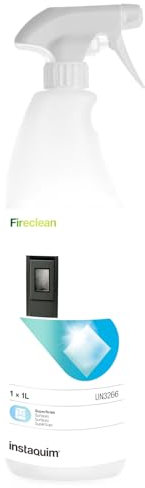 Fireclean | Limpiador Profesional para Cristales de Estufas y Chimeneas | Elimina Hollín, Grasa y Suciedad Incrustada Fácilmente | Brillo Impecable sin Esfuerzo