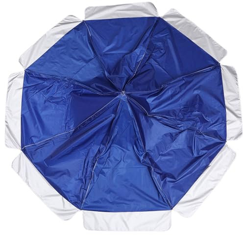 Toile de rechange pour parasol de marché, terrasse, 8 baleines, pour jardin, cour, plage, piscine (3,20 m)