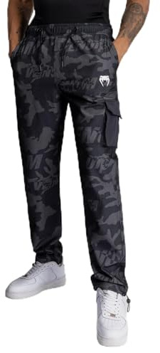 Venum Trooper Herren Trainingshose, Schwarz/Dunkelgrau, X-Groß