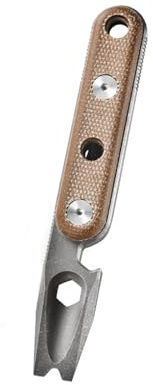 Titanium EDC Pry Bar, Titanium Crowbar, Crowbar EDC Tool, Multitool Bottle Opener Keychain, EDC Gear Pry Bar Tools for Camping Hiking Gardening Repair (shi)