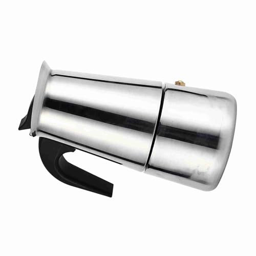 Bote Moka de Acero Inoxidable, Olla de café de Acero Inoxidable Estupendo Al Fabricante de café Exprés Mocha Moka Bote Moka con Percolador de café para Acampar o para Uso en el