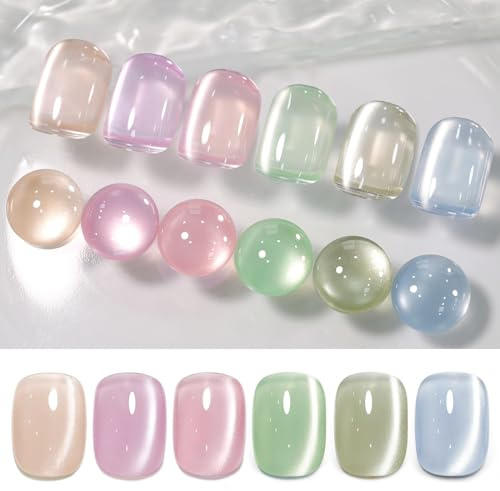 Born Pretty Cat Magnetic Eye Gel Pastell Wasser Licht UV Nagellack Jelly Glas Kristall Magnetic Nail Polish Maniküre und Nagelkunst DIY zu Hause