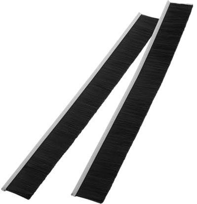 Happyyami 2Pcs Nylon Brush Seal Strip for Letter Box Mailbox Lid Dust and Moisture Protection Easy Installation for Home and Office