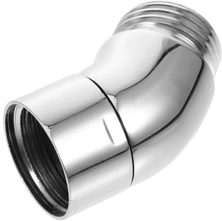 UKCOCO Adaptateur Coudé de Laiton avec Joint Rotatif Connecteur pour Pommeau Bras Douchette à Main Montage pour Salle de Bain