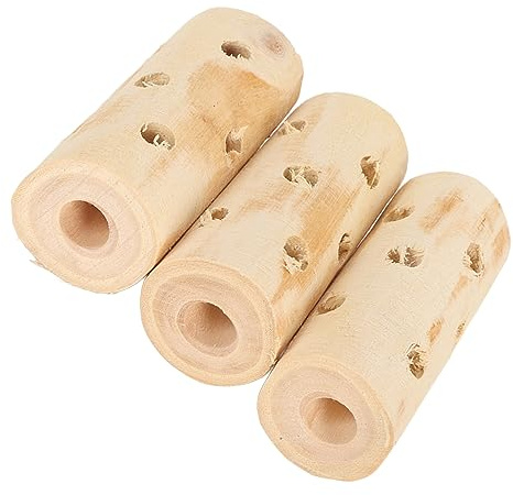 TARSHYRY Bâtons à Mâcher en Bois de Pommier pour Petits Animaux, Jouets pour Petits Animaux, Chinchillas, Hamsters, Lapins, Cochons d'Inde (sans écorce)