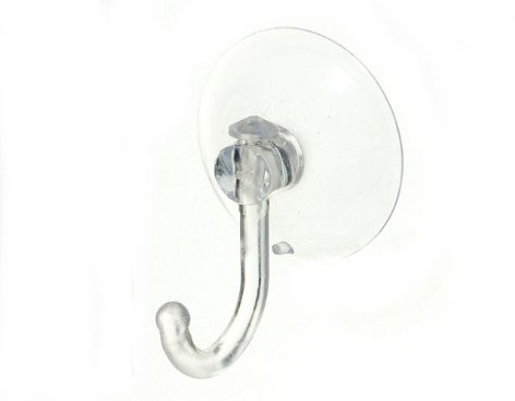 Lot von 200 Saug Sucker Fenster Haken Clear Plastic Haken 32mm