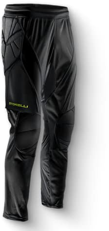 Storelli Pantalón de Portero ExoShield, protección contra Impactos, Transpirable y Transpirable para fútbol y Deportes de Alta Intensidad, Negro, Medium