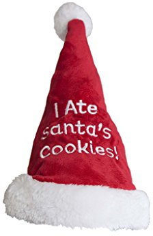 Outward Hound 11007 Weihnachtsmütze I Ate Santa's Cookies, groß