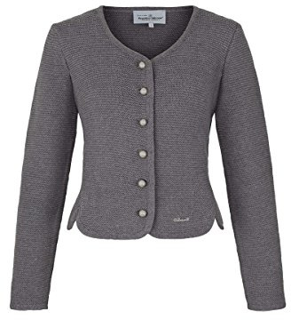 Turi Landhaus Damen Dirndljacke Strick weinrot, 200-BURGUNDROT, 32