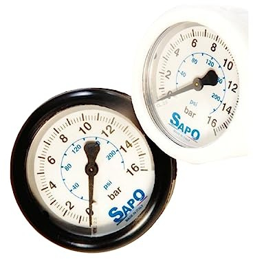 Divers Manomètre Diam. 63 mm avec double échelle bar/psi et pr