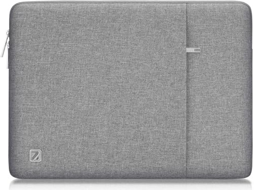 NIDOO 10 Pouces Housse Pochette de Protection Ordinateur Portable Sacoche Imperméable Tablette Étanche pour 9.7 10.5 11 iPad Pro 2020/10.2 iPad/10.5 iPad Air/Microsoft Surface Go 2, Gris