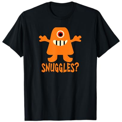 Snuggles with Cute Orange Monster T-Shirt