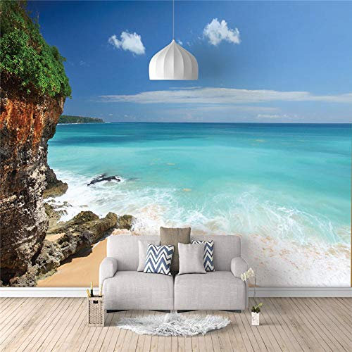 Fotomurales playa 175X210cm Decoración de Pared decorativos Murales moderna de Papel Pintado Sala Living Oficina Dormitorio