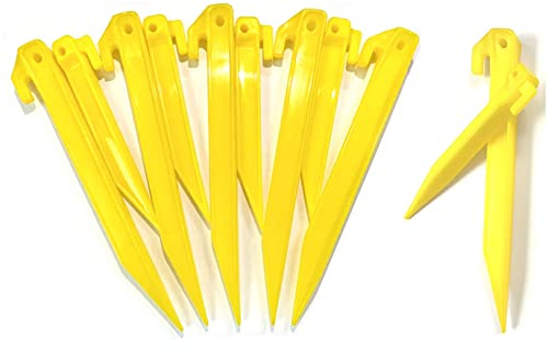 Zeltheringe aus Kunststoff, 220 mm und 12 Stück, 150 mm, 24 Stück, 12 Stück