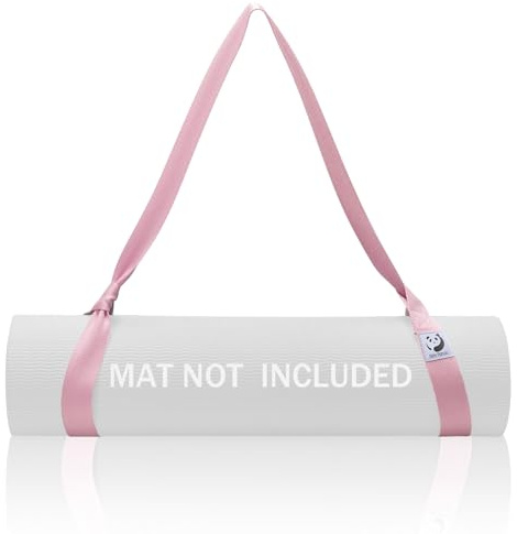 Slim Panda Yoga Mat Straps for Carrying, Adjustable Yoga Mat Carrier Sling Fits All Mats(Mat Not Included)