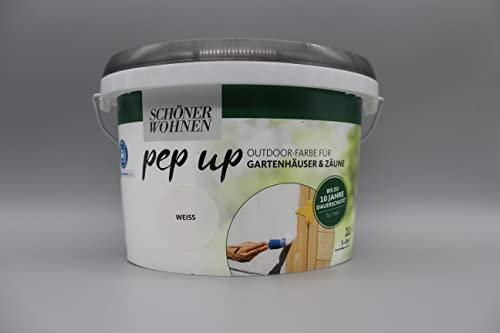 Pep up Outdoor-Farbe f. Gartenhäuser & Zäune (Weiss)