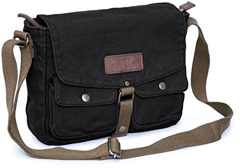 GOOTIUM Unisex Umhängetasche Messenger Bag, Charcoal